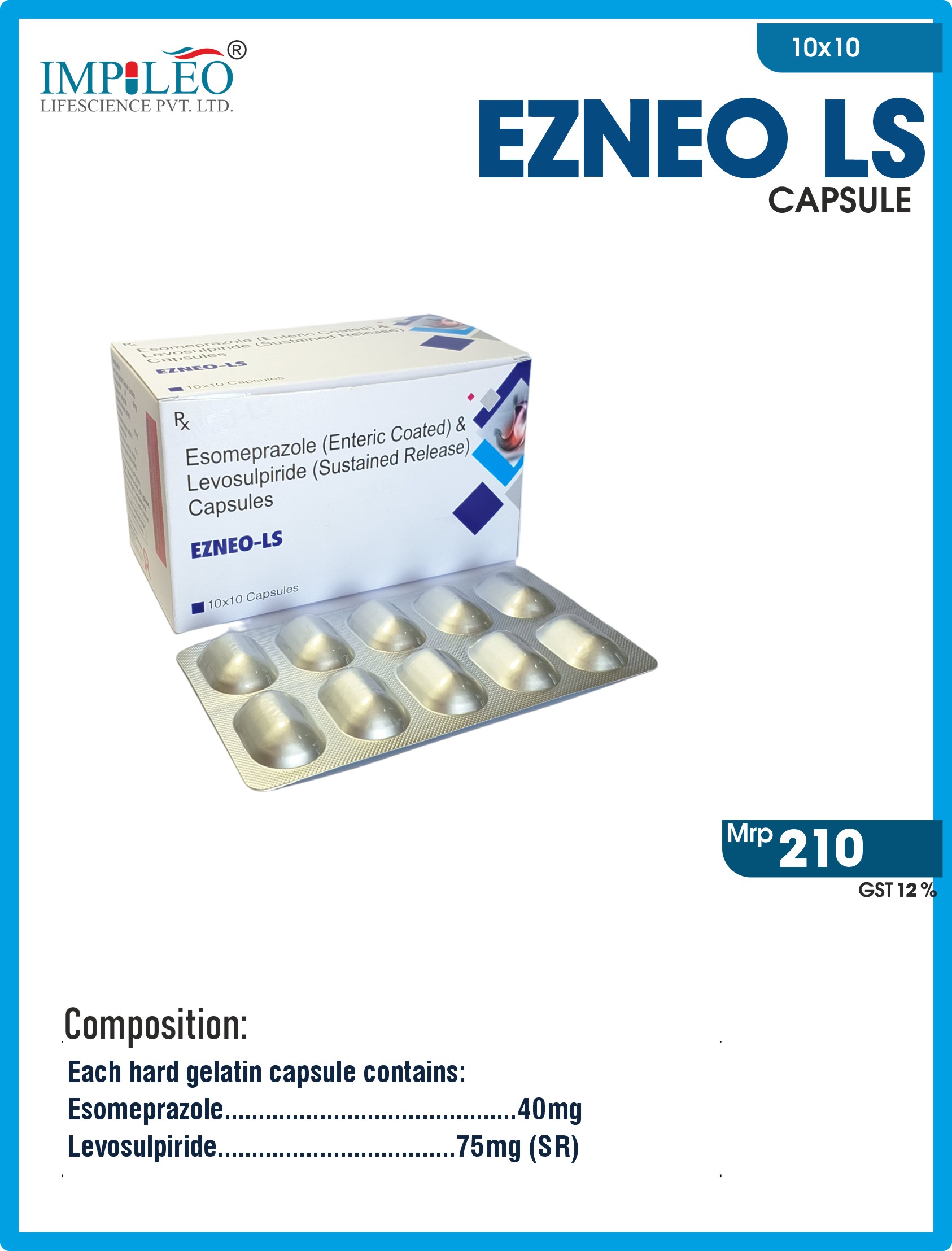 EZNEO LS Capsule : Lucrative PCD Pharma Franchise in Chandigarh